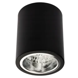Oprawy-sufitowe - oprawa sufitowa czarna tuba natynkowa jupiter 311719 polux 