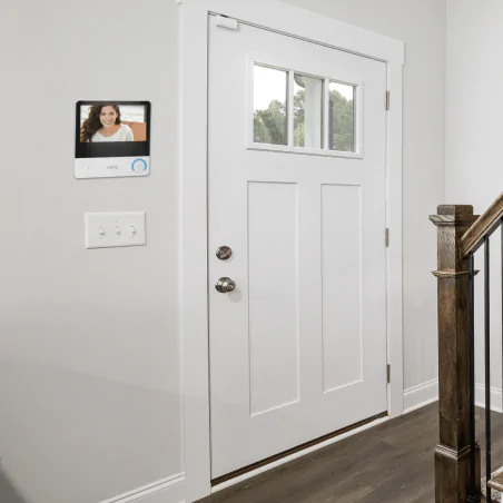 Wideodomofony - wideodomofon dwurodzinny z możliwością otwierania bramy i furtki 7-calowy rfid orno 