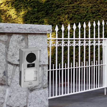 Wideodomofony - wideodomofon dwurodzinny z możliwością otwierania bramy i furtki 7-calowy rfid orno 