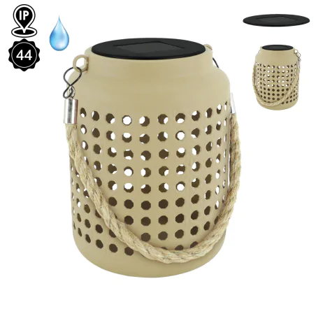 Lampy-solarne - lampa solarna ogrodowa na balkon do zawieszenia ralf ideus 