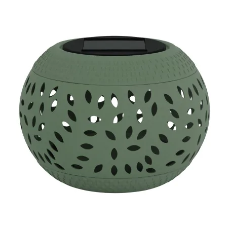 Lampy-solarne - lampka ogrodowa latarenka solarna zielona herbi 04731 ideus 