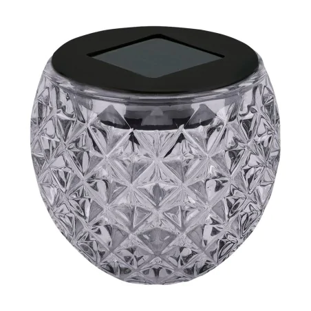 Lampy-solarne - lampka solarna ogrodowa szklana latarenka na taras bola 04596 ideus 