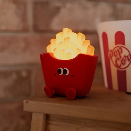 Oswietlenie-do-pokoju-dzieciecego - lampka nocna frytki dla dziecka bezprzewodowa zabawka led miękka interblue 