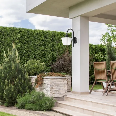 Kinkiety-ogrodowe - kinkiet zewnętrzny dół giza 1xe27 polux 