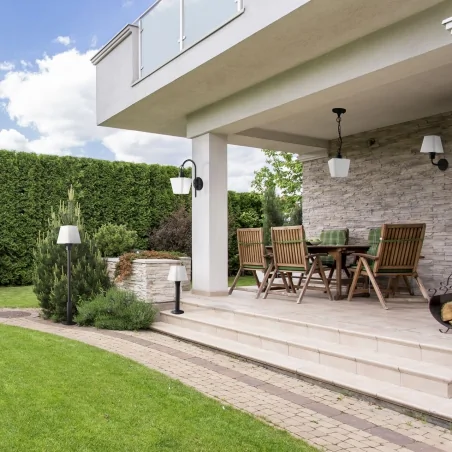 Kinkiety-ogrodowe - kinkiet zewnętrzny góra giza 1xe27 polux 