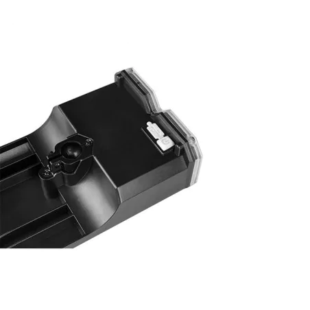 Lampy-solarne - lampka solarna ogrodowa led lampa ścienna 2w1 czarna duo 3653 lvt 