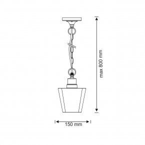 Lampy-ogrodowe-wiszace - lampa zewnętrzna giza wisząca 1xe27 polux 