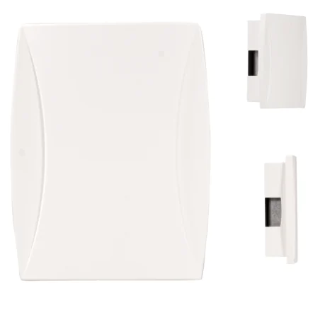 Dzwonki-do-drzwi-przewodowe - dzwonek przewodowy dwutonowy bim-bam biały gns-921 zamel 