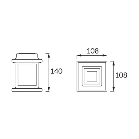 Lampy-solarne - latarenka solarna ogrodowa lampion wiszący na taras fred 04605 ideus 