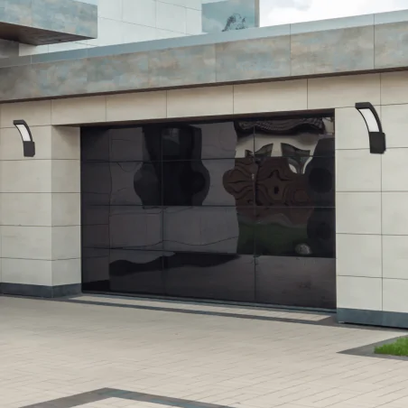 Kinkiety-ogrodowe - kinkiet led ogrodowy o mocy 10w czarny z neutralnym światłem piryt orno 