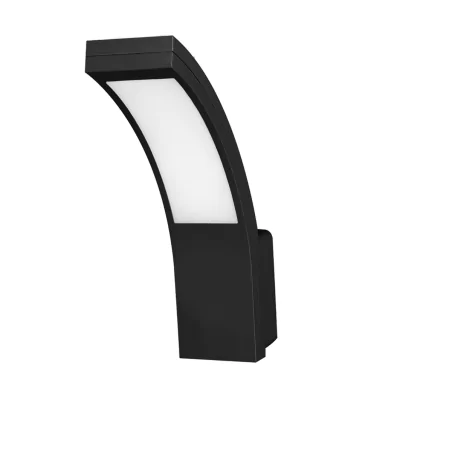 Kinkiety-ogrodowe - kinkiet led ogrodowy o mocy 10w czarny z neutralnym światłem piryt orno 