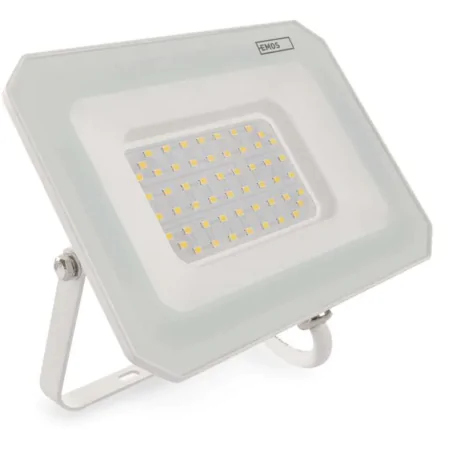 Naswietlacze-led-50w-i-wiecej - lampa zewnętrzna przed dom naświetlacz led 50w w białej obudowie neutralny simpo zs2243w  emos 