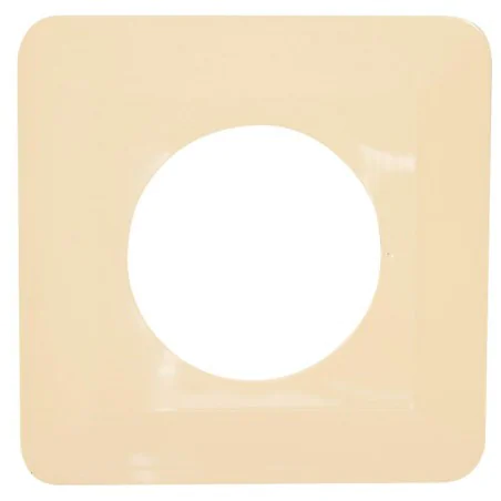 Oslony-sciany - osłona ścienna pod kontakty i włączniki pojedyncza beżowa osx-910 zamel 