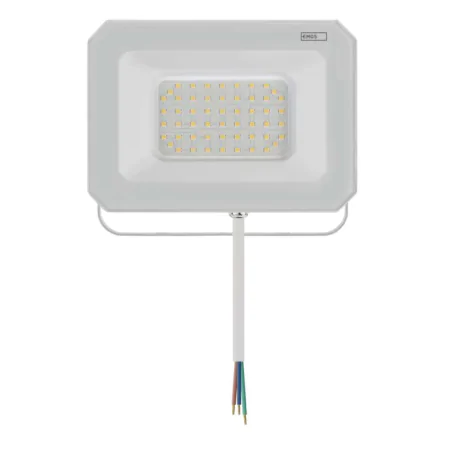 Naswietlacze-led-50w-i-wiecej - lampa zewnętrzna przed dom naświetlacz led 50w w białej obudowie neutralny simpo zs2243w  emos 