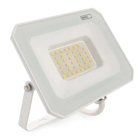 Naswietlacze-led-30w - kinkiet nad wejście przed dom naświetlacz led 30w w białej obudowie neutralny simpo zs2233w  emos 