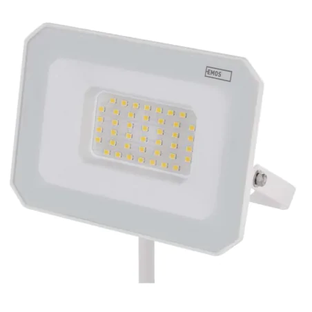 Naswietlacze-led-30w - kinkiet nad wejście przed dom naświetlacz led 30w w białej obudowie neutralny simpo zs2233w  emos 