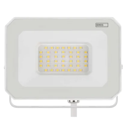 Naswietlacze-led-30w - kinkiet nad wejście przed dom naświetlacz led 30w w białej obudowie neutralny simpo zs2233w  emos 