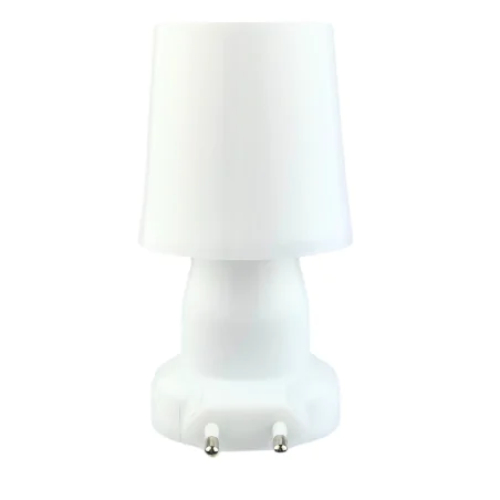 Lampki-do-kontaktu - lampka nocna do kontaktu biała z włącznikiem ml-1 rum-lux 