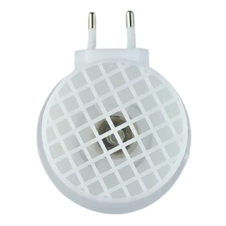 Lampki-do-kontaktu - lampka nocna do kontaktu biała z włącznikiem ml-1 rum-lux 