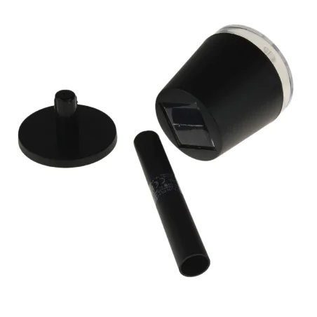 Lampy-solarne-tarasowe - lampka solarna ogrodowa na taras czarna tulia 04370 ideus 