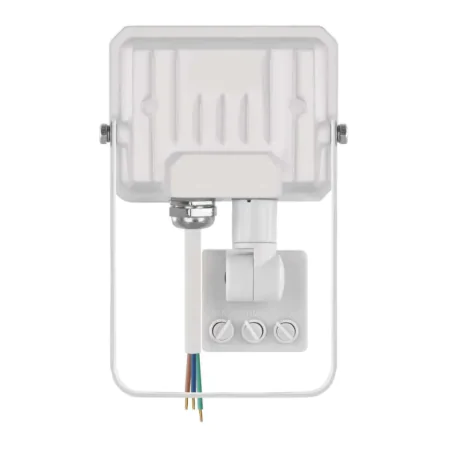 Naswietlacze-z-czujnikiem-ruchu - biały reflektor led przed dom z czujnikiem ruchu i zmierzchu simpo zs2313w emos 