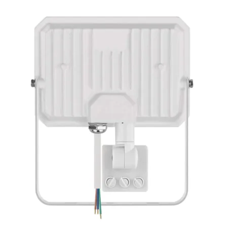 Naswietlacze-z-czujnikiem-ruchu - lampa zewnętrzna naświetlacz  led przed dom biały 30w z czujnikiem ruchu simpo zs2333w emos 