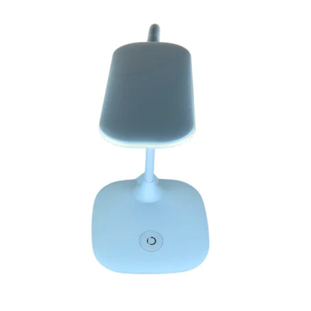 Lampki-biurkowe - lampa biurkowa led z neutralnym światłem do nauki niebieska stella z7602bl emos 