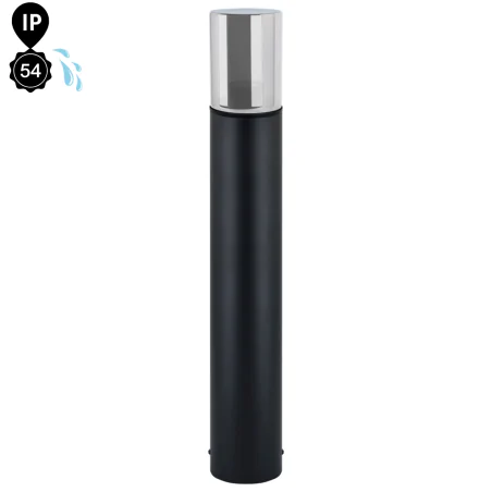 Slupki-ogrodowe - lampa ogrodowa słupek hermetyczny 60cm czarny beryl 04600 ideus 