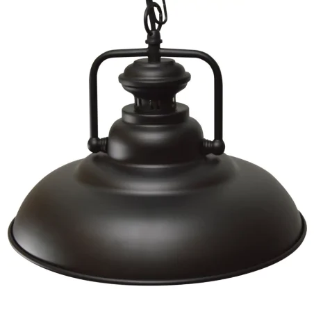 Lampy-sufitowe - lampa sufitowa wisząca w stylu retro żyrandol do kuchni i salonu czarny 20w e27 il mio iceland polux 