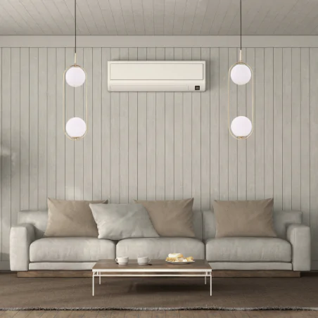 Lampy-sufitowe - lampa wisząca sufitowa podwójna mosiądz kule cordel 32-73464 candellux 