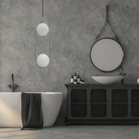 Lampy-sufitowe - lampa sufitowa zwis w chromowanej obudowie dwie mleczne szklane kule cordel 32-32072 candellux 