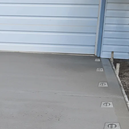 Oprawy-led-zewnetrzne - oprawa najazdowa kwadratowa lampa chodnikowa wpuszczana w grunt gu10 chrom 