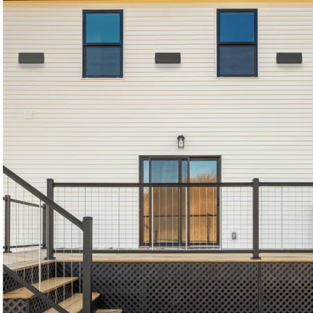 Kinkiety-ogrodowe - kinkiet elewacyjny led na zewnątrz domu grafitowy enye ad-op-6191l4 adviti 