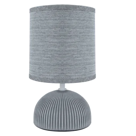 Lampki-nocne - lampka nocna szara na stolik e14 pasma 04721 ideus 