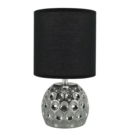 Lampki-nocne - lampka nocna w stylu glamour z czarnymkloszem e14 dragona 04726 ideus 