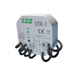 Sterownik-rolet - sterownik rolet dwuprzyciskowy do puszki 230v 2x8a str-1 f&f 