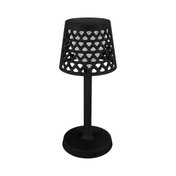 Lampy-solarne - lampka solarna stołowa i wbijana 2w1 ażurowa ładowalna azura ideus 
