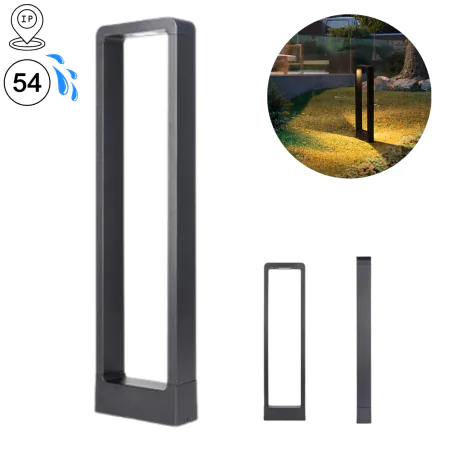 Lampy-ogrodowe-stojace - lampa ogrodowa typu słupek stojący led na zewnątrz 60cm 7w rio 3280 lvt 