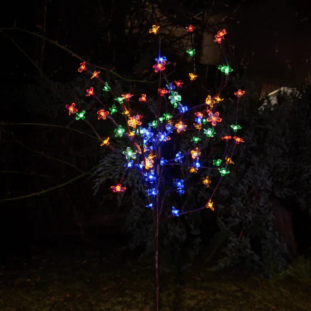 Lampy-solarne - drzewko solarne do ogródka lampa świecące gałazki 120cm eko1448 eko-light 