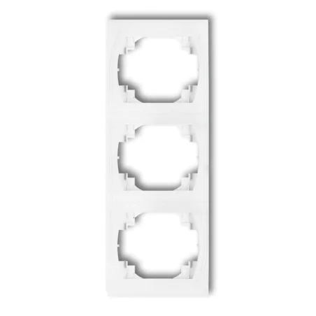 Ramki-potrojne - ramka potrójna pionowa biała lrv-3 logo karlik 