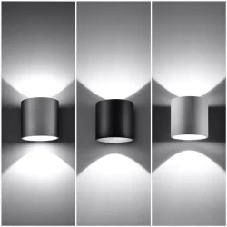 Kinkiety - betonowy kinkiet tuba g9 orbis sl.0486 sollux lighting 