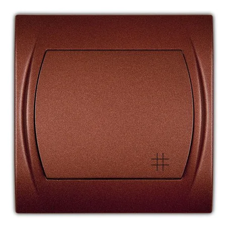 Wylaczniki-krzyzowe - wyłącznik krzyżowy brązowy metalik 9lwp-6 logo karlik 