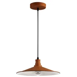 Oswietlenie - barn lampa wisząca 36 talerzowy 1x60w e27 brązowy candellux