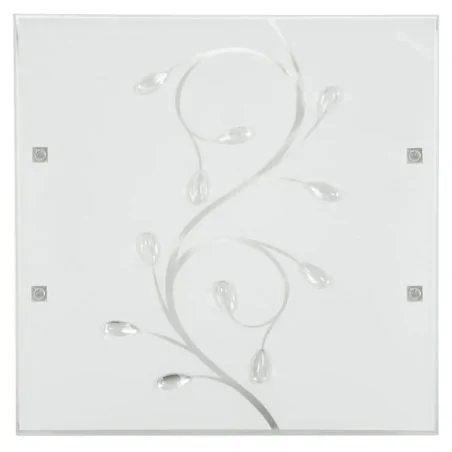 Oswietlenie - fontana lampa sufitowa plafon 30x30 1x60w e27 kryształki candellux 