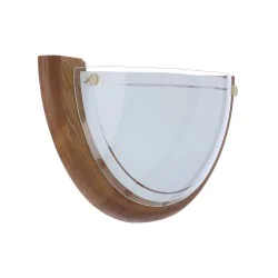Oswietlenie - 1030 lampa sufitowa plafon1/2 drewno standard 1x60w e27 dąb candellux 
