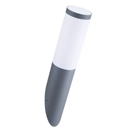 Kinkiety-ogrodowe - kinkiet ogrodowy oslo szary sg1041gy tuba skośny stal polux 