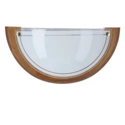 Oswietlenie - 1030 lampa sufitowa plafon1/2 drewno standard 1x60w e27 dąb candellux