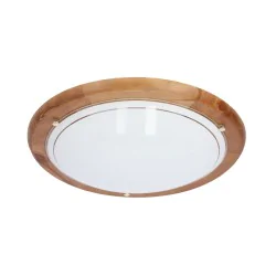 Oswietlenie - 1030 lampa sufitowa plafon40 drewno standard 2x60w e27 dąb candellux 