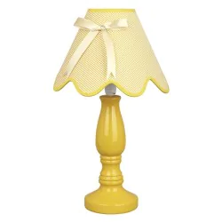 Oswietlenie - lola lampka gabinetowa 1x40w e14 żółta candellux