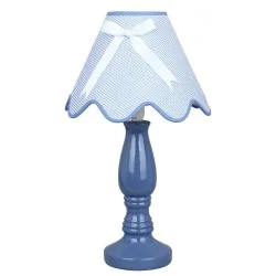 Oswietlenie - lola lampka gabinetowa 1x40w e14 niebieska candellux